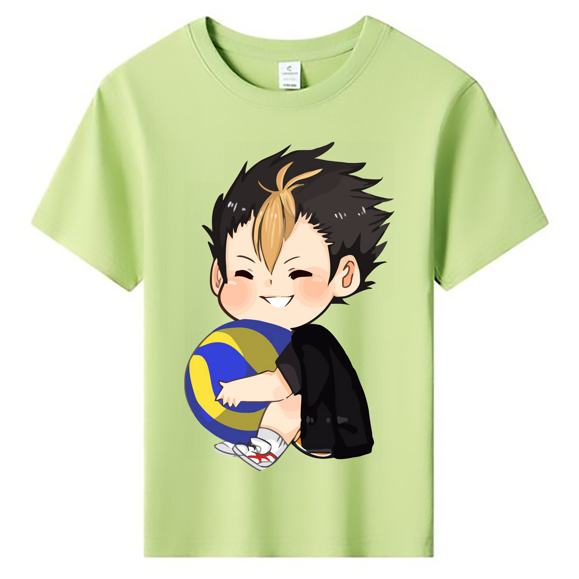 （画像用） ハイキュー!! Haikyu!! 綿100％キッズTシャツ（フロントプリント）
